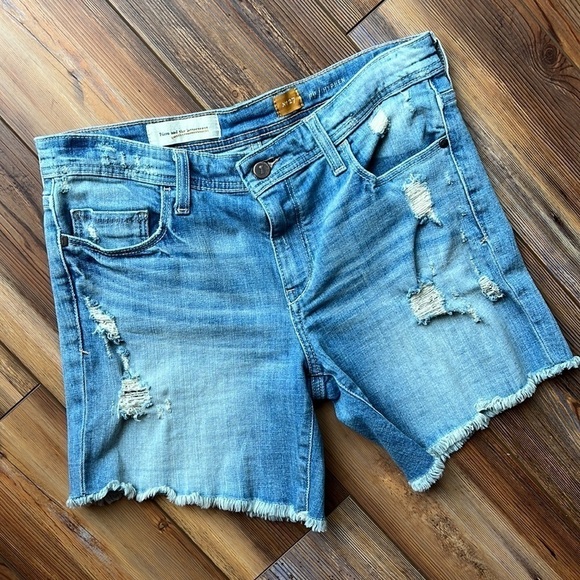 Pilcro and the letterpress for anthropologie denim shorts size 27 - Picture 6 of 6